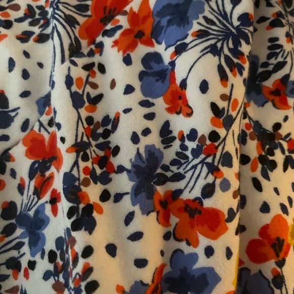 JONES New York Signature Like New Skort Plus XXL Floral Skirt Solid White Short - Picture 1 of 6